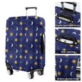 thumbnail image 5 of Blue Gold Sun Moon Star Pattern Luggage Cover Fashion Suitcase Cover Baggage Covers Fit 25-28 Inch Luggage (Go Travel), 5 of 5