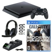 PlayStation 4 Slim 1TB Console COD: Modern Warfare and Accessories