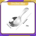 thumbnail image 3 of Ecohintz Mini Stainless Steel Spoons for Coffee And Dessert, Small Condiment Spoons for Sugar And Spices, Food-Grade Metal Spoons for Seasoning And Tasting Silver, 3 of 5