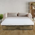 thumbnail image 2 of Slsy Matelas de Remplacement en Mousse Mémoire de 4 Pouces avec Housse Lavable, Matelas Pliable à Trois Volets, pour Canapé-Lit Simple/Double et Lits de Repos (Canapé Non Inclus), 2 of 10