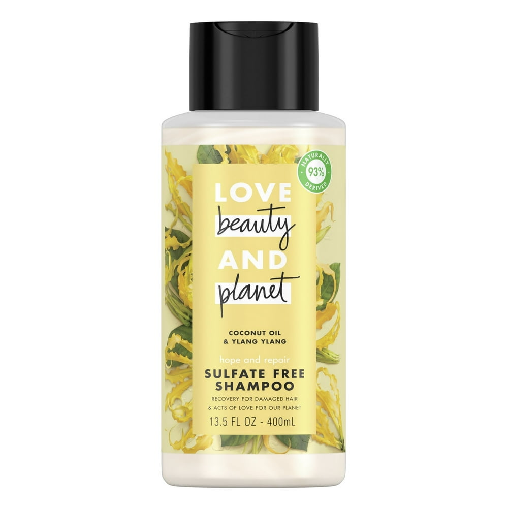 Love Beauty and Shampoo Sulfate Free Coconut Oil and Ylang Ylang