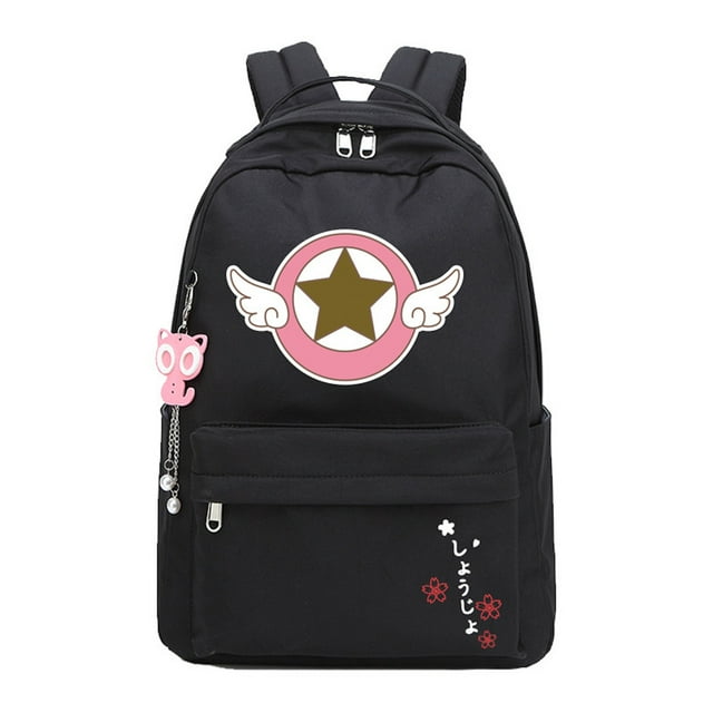 Mochila escolar Cards Captors Sakura Anime para niños