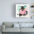 thumbnail image 2 of Canvas Wall Art - Sasha 'Fire Girl I' Wall Art for Living Room, Bedroom, or Office Décor by Trademark Fine Art - 14 x 14 Inches, 2 of 4