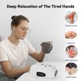 thumbnail image 3 of Snailax Hand Massager with Compression & Heat, Cordless 3 Compression Intensities, Gift, 3 of 7
