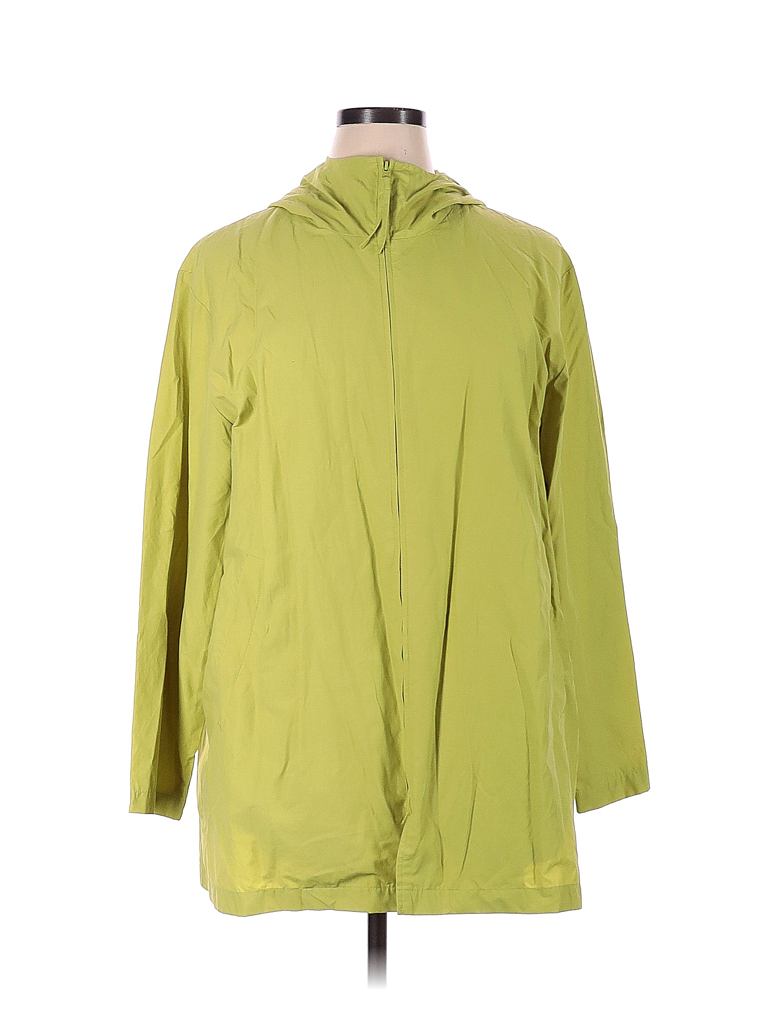 eileen fisher yellow raincoat