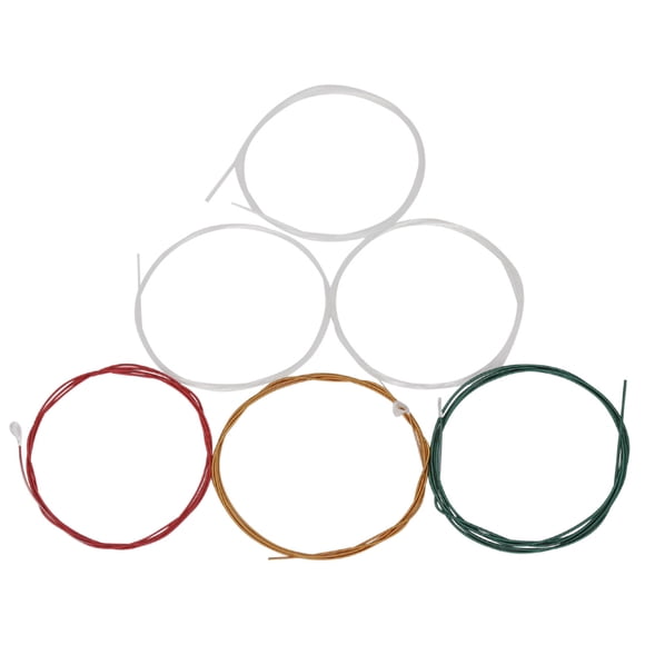 FENGGUIQU 6Ud Cuerdas De Nylon Para Guitarra Clásica Compatible Con Guitarras De 6 Cuerdas