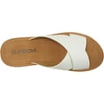 thumbnail image 3 of Soda Shoes Women Sandals Crisscross Strap Band Flatform Platform LUCY-S White 10, 3 of 3