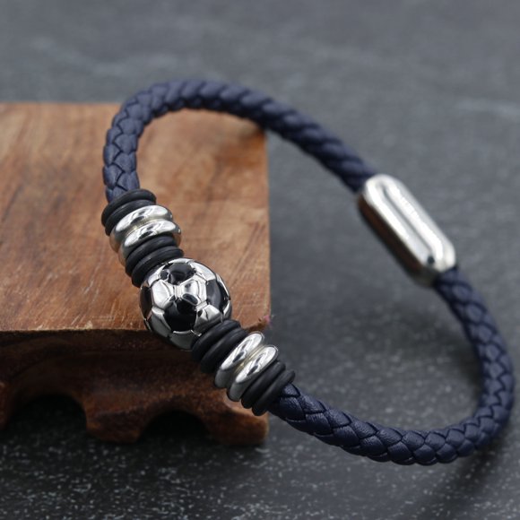Travelwant Soccer Football Bracelets for Men Women Adjustable Friendship Sports Jewelry Soccer Lovers, Soccer Team Soccer Themed Gifts