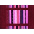 thumbnail image 1 of Ahgly Company Indoor Rectangle Abstract Pink Contemporary Area Rugs, 3' x 5', 1 of 4