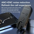 thumbnail image 3 of Lavalier Bluetooth 5.2 Wireless Audio Receiver 3.5mm AUX with Mic Noise Cancelling Game/Music/Call Stereo Adapter Red, 3 of 5