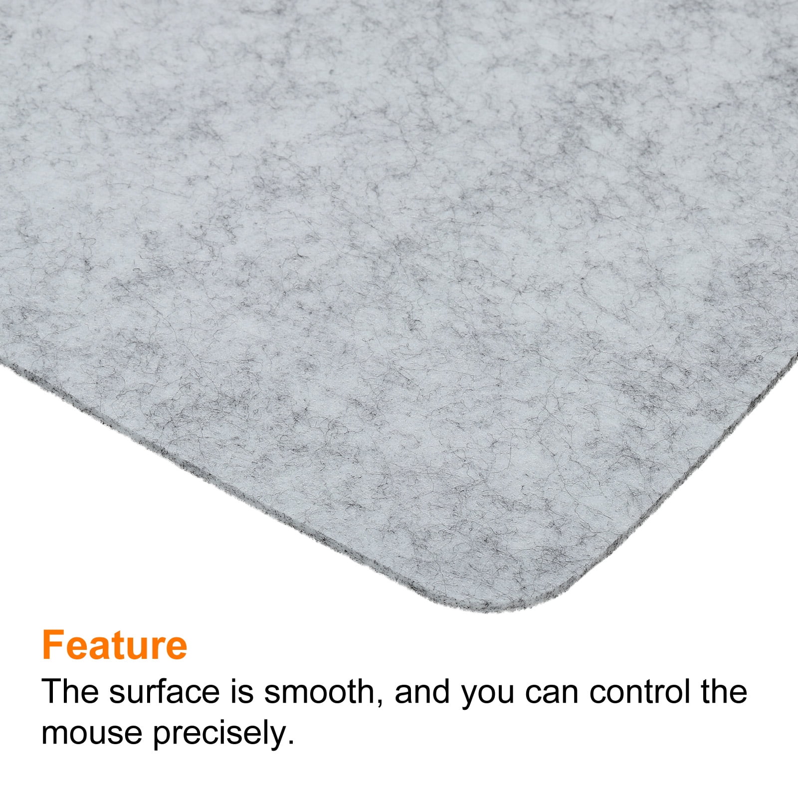 Unique Bargains Felt Dual Side Desk Pad Writing Mat for Office Home Gray 32x34.5