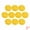 Yellow, variant on Unique Bargains 10Pcs Rattan Balls for Lights Wicker Spheres Orbs Yellow 2"x2"x2"