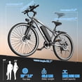 thumbnail image 5 of ASKGO 1200W Peak Electric Mountain Bike for Adults, 26" All-Terrain Tire, 48V 10.5Ah Removable Battery for 60-Mile Range, 7-Speed Gears with Front Suspension,UL2849,Free LOCK, 5 of 13