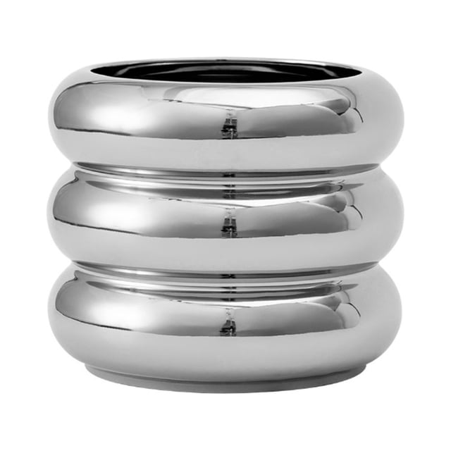 Maceta Circular T11-Pla Color Plata