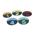 thumbnail image 3 of Almencla Basketball Markers Non Slip Practice Gym PVC Soccer Skill Training Mats 1 to 5, 3 of 8