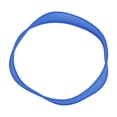 thumbnail image 2 of Hair Cutting Guide Washable Improve Efficiency Silicone Neckline Trimming Template for Home Use Blue, 2 of 14