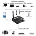 thumbnail image 4 of Convertidor De Audio Digital A Analógico 5.0 Receptor Bluetooth Estable Potente Convertidor De Audio Divisor De Extractor De Audio Sin Controlador Convertidor Digital Ajustable Para Tv Kearding EL012064-00, 4 of 6