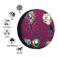 thumbnail image 4 of Invader Zim Dib Gir Spare Tire Cover Waterproof Dust-Proof Universal Wheel Tire Cover Protector Accessories 14" 15" 16" 17", 4 of 7