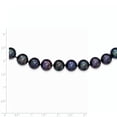 thumbnail image 2 of Beautiful 14k White Gold 10-11mm Black Near Round Freshwater Cultured Pearl Necklace, 2 of 2