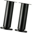 thumbnail image 4 of WHAMVOX  2 Pcs Sofa Legs Furniture Levelers Replacement Leveling Work Office Black, 4 of 8