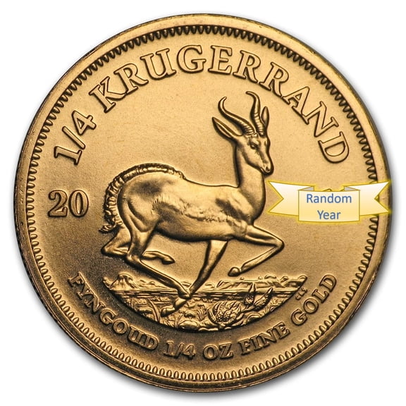 Gold Coin South Africa 1/4 oz Krugerrand (Random Year)