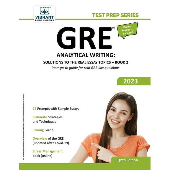 GRE Analytical Writing: Solutions to the Real Essay Topics - Book 2, (Paperback)