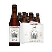 New Belgium 1554 Enlightened Dark Ale Craft Beer, 6 Pack, 12 fl oz Bottles, 6% ABV