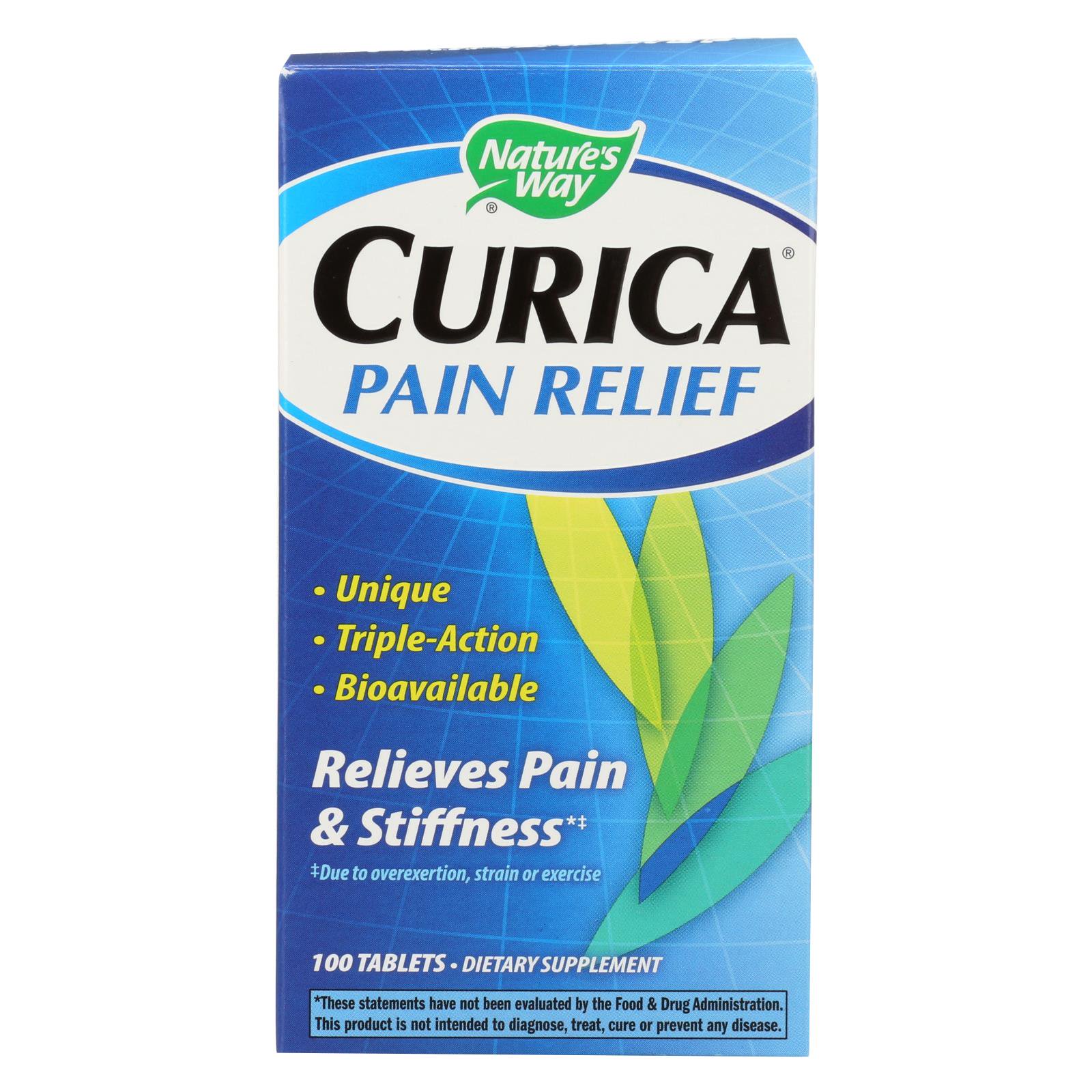 Curica Pain Relief By Nature's Way - 100 Tablets
