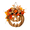 01# (Without Lighe), variant on Halloween Wreath, Lighted Burlap Pumpkin Wreath with Remote Control, Farmhouse Fall Wreath, LED Lighted Autumn Door Decor for Porch Home Entryway(Without Lighe)