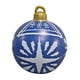 thumbnail image 1 of Bola inflable impermeable de Navidad Patio de Navidad Decoración de camino Sala de estar Adorno de Año Nuevo Juguetes Suministros para fiestas 60 cm Copo de nieve azul Inevent HA010309-08, 1 of 7