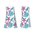 thumbnail image 7 of Honeii Hawaiian Style Print Women's Sleeveless Dress, Loose Fit Casual Dress for Women, Summer Fashion Dress, 7 of 7