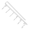 thumbnail image 4 of Colgador de herramientas debajo del estante, ganchos para tazas debajo del gabinete, soporte para tazas de café, sin perforación, 4 of 6