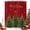 Deep Red, variant on Bedliving Christmas Shower Curtain for Bathroom, Red White Xmas Trees Ball Ornaments Snowflakes, Waterproof Fabric, 12 Hooks, 72"x72"