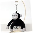 thumbnail image 3 of 2 llaveros de felpa para mochilas, llavero de animales de peluche, bolso de mano, llavero, accesorio para niños, mujeres, mochila, bolso, adornos, 5 pulgadas, 3 of 5