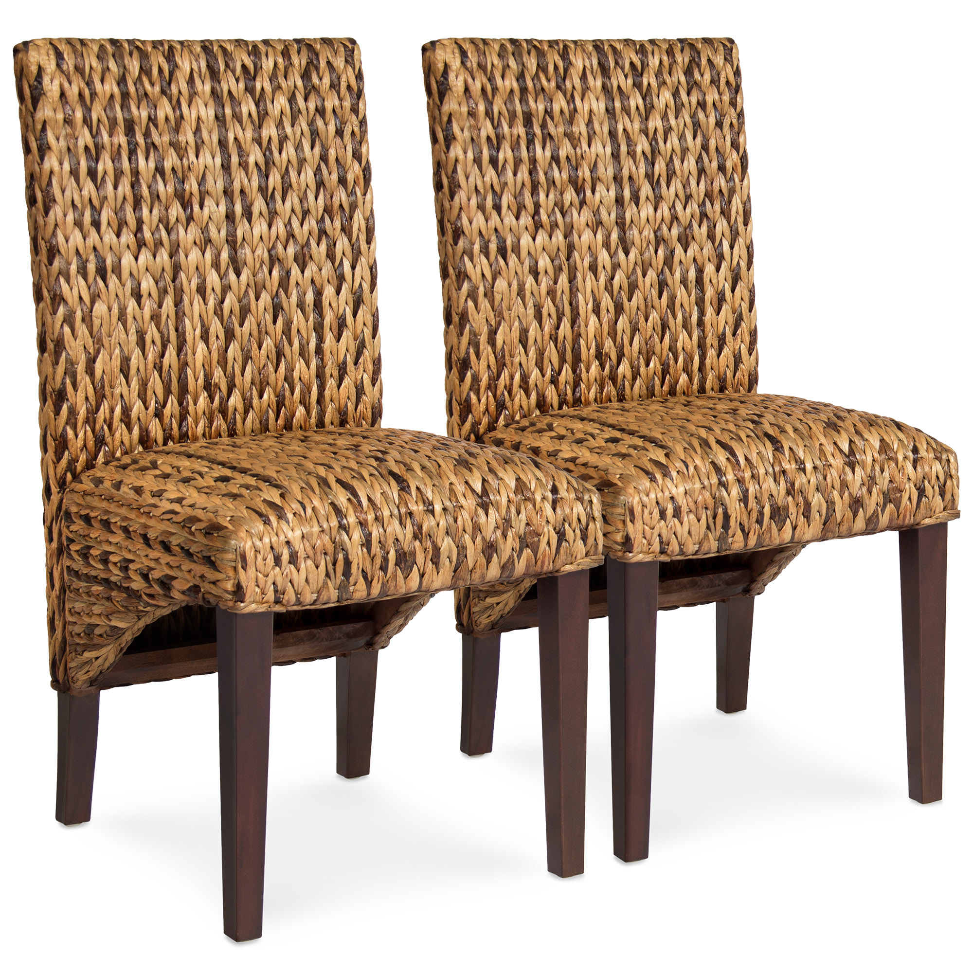 Best Choice Products Set of 2 Elegant Hand Woven Seagrass Dining Side