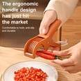 thumbnail image 4 of Shoreew 2Pcs Fruit Slicer Ergonomic Handle Multi-Blade Design Kitchen Cutter Fruits Vegetables Slicer Kitchen Utensil, 4 of 7