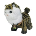 thumbnail image 1 of Juguete de peluche para que camina, simulación electrónica, mascota ligera y animada, juguete de peluche para fiesta, regalo de cumpleaños para marrón, 1 of 9