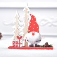 thumbnail image 4 of Decoraciones de mesa navideñas de madera compatibles con el comedor, la cafetería, la cocina, la oficina, suministros para fiestas navideñas, 4 of 5