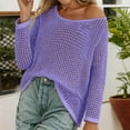 thumbnail image 2 of Swim Cover Up Crochet Cover Up Stylish Women's Swimwear Cover-Ups Crochet Summer Beach Tops Lightweight Knit Pullover Sweater for Various Occasions, 2 of 6