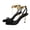 Black, variant on Stilettos for Women Square Open Toe Ankle Strap Casual Fashion High Heel Sandals for Office Work