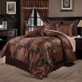 9Piece Floral Jacquard Patchwork Comforter Set for Bedroom, Home, Dorm
