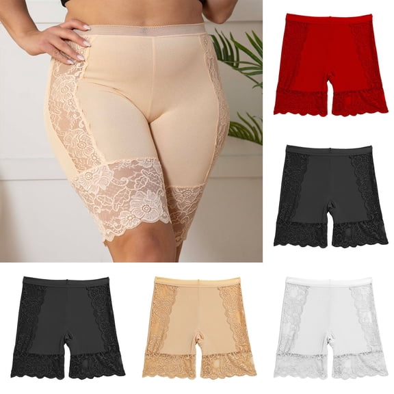 Swuxness Women's Seamless Boyshorts Briefs Hip Lifting Shapewear Soft Comfortable Boxer High Waisted Stretch Panties