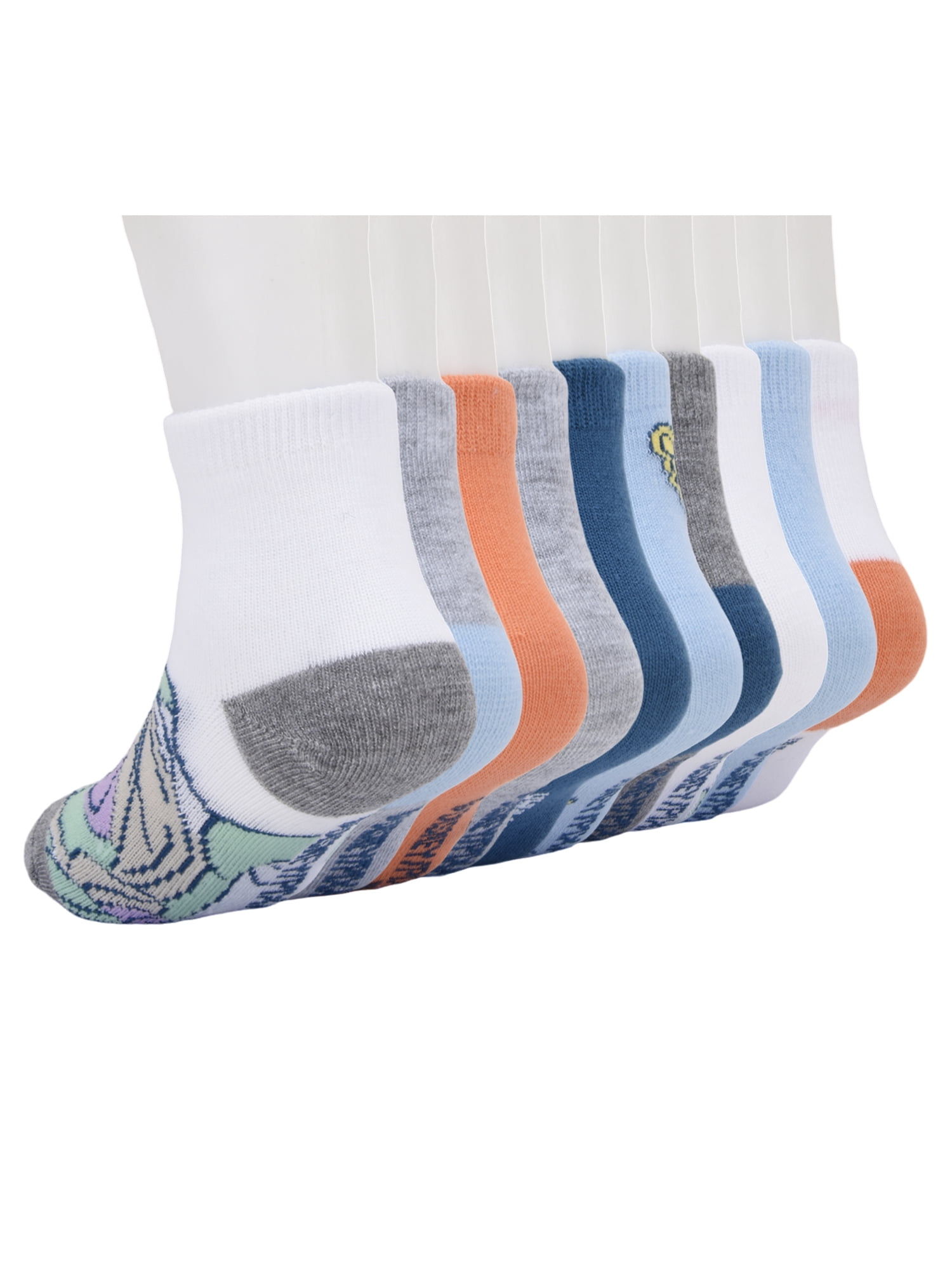 Toy Story Infant Toddler 10-Pack Ankle Socks, Sizes 12M-5T