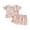 Lotus Color, variant on Bagilaanoe 2pcs Toddler Baby Girl Shorts Set Short Sleeve Floral T Shirt Tops + Shorts 6M 12M 18M 24M 3T 4T Kids Casual Summer Clothes