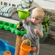 Step2 Tropical Rainforest Water Table for Toddlers with 13-Piece Playset, Blue