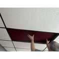 thumbnail image 5 of ATS Acoustics Ceiling Acoustic Tile 24"x24"x2" Sound Absorbing Drop Grid Panel For T-Bar Drop Ceiling Noise Reduction (Claret), 5 of 7
