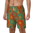 thumbnail image 2 of Balery Abstract Pattern Mens Swim Trunks Swim Shorts for Men Quick Dry Inseam Beach Shorts with Compression Liner Pocket-Large, 2 of 9