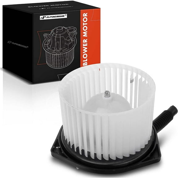 A-Premium HVAC Heater Blower Motor Assembly Compatible with Suzuki Vehicles - Grand Vitara 2006 2007 2008, V6 2.7L, Sport Utility - Front Side, Replace# 74250-64J12, 74250-76K12