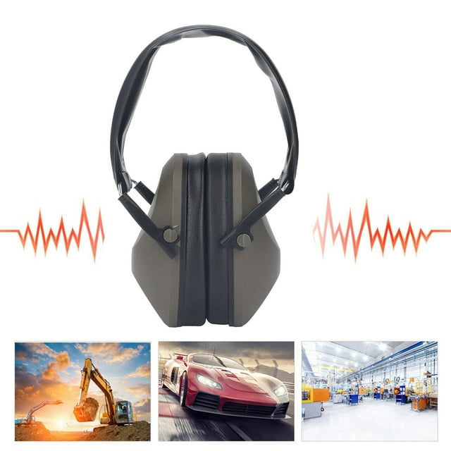 Ear Muffs Foldable Noise Reduction Ear Muffs Comfortable Adjustable Headphones For Studying Sleeping