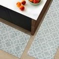 thumbnail image 2 of FRESHMINT Kitchen Mat Set of 2, Anti-Fatigue Cushioned Kitchen Mats for Floor, Waterproof Non Slip Comfort Standing Mat, Boho Kitchen Rug for Kitchen Decor, Sink, Office, 17"x30"+17"x47", Stone Gray, 2 of 7